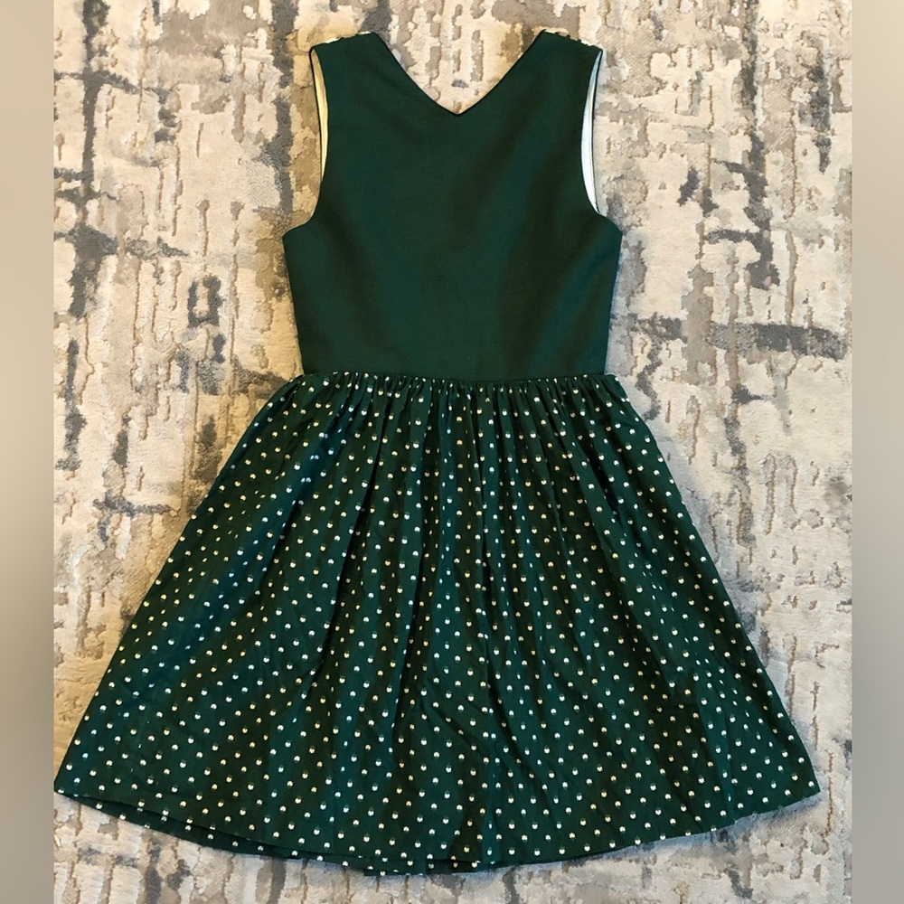 Vintage Wurzer Dirndl Austrian Dress Women’s Small Green Oktoberfest Preppy